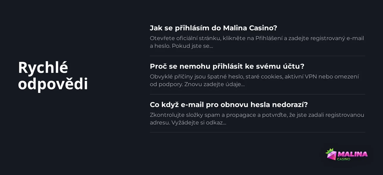 Prohlédněte přehled častých otázek.