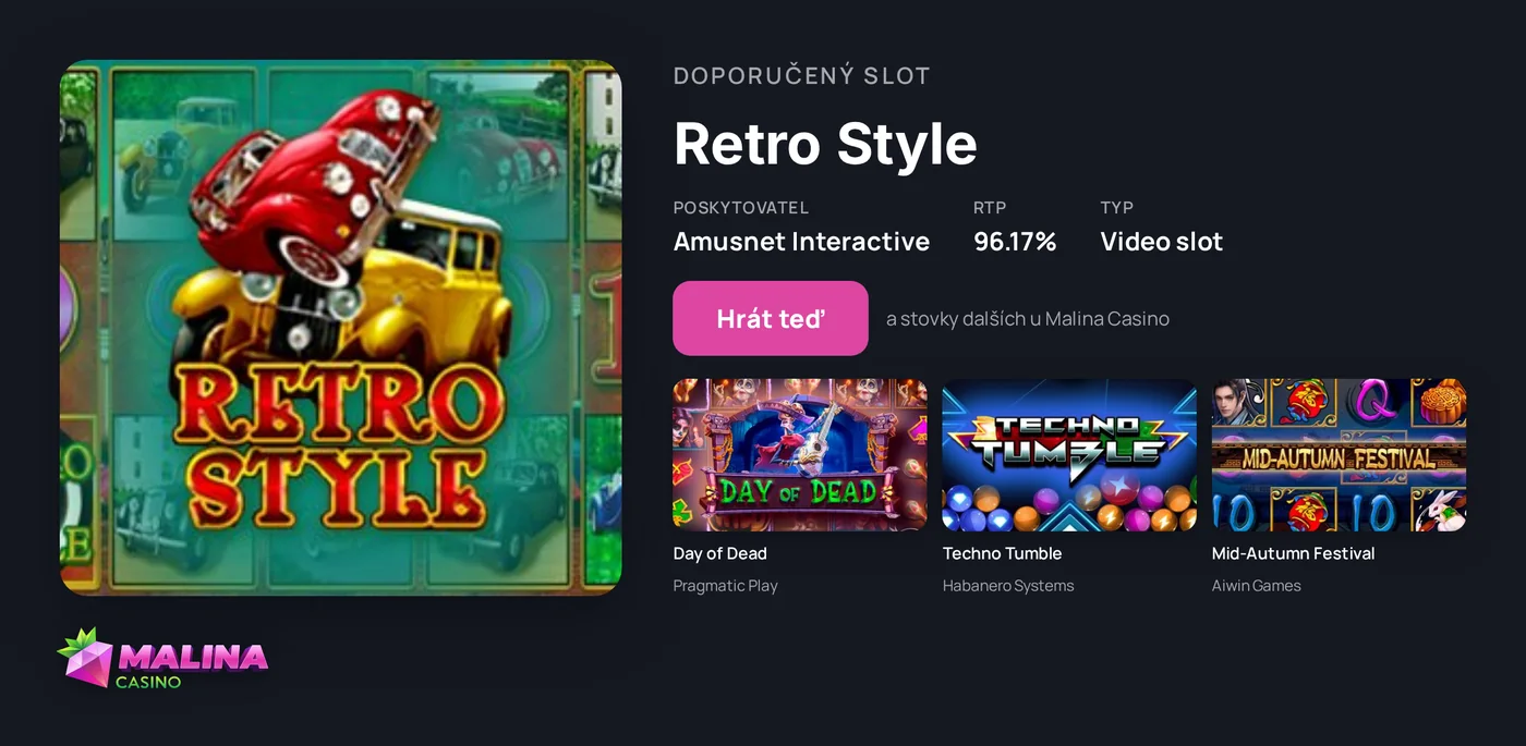Prohlédněte doporučený slot.